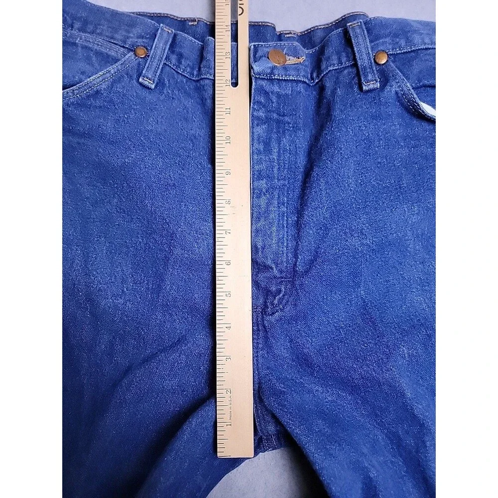 Vintage Wrangler Jeans‎ Mens 36x34 Straight 936 DEN Blue Cotton Western 90s